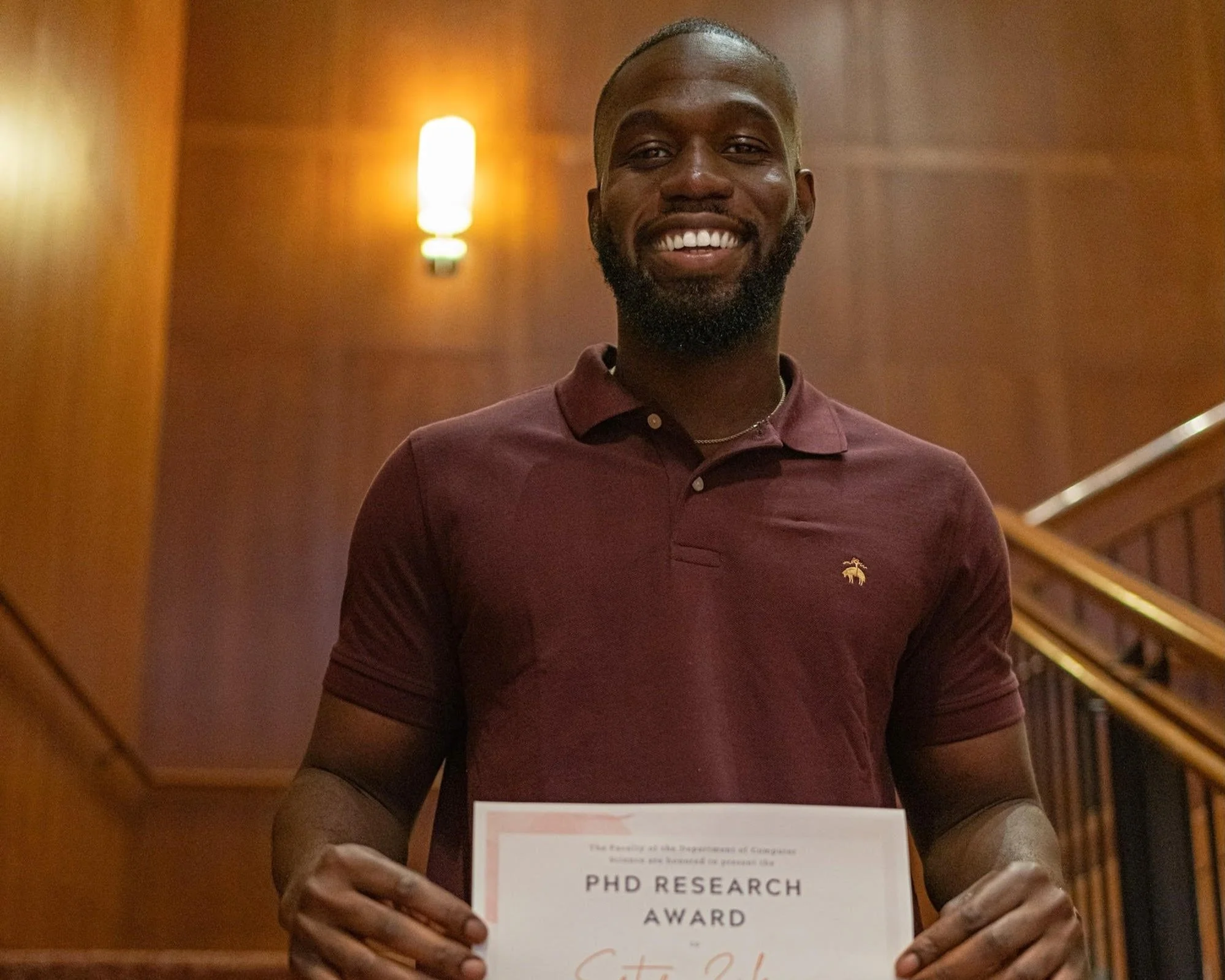Computer Science PhD Researcher of the Year